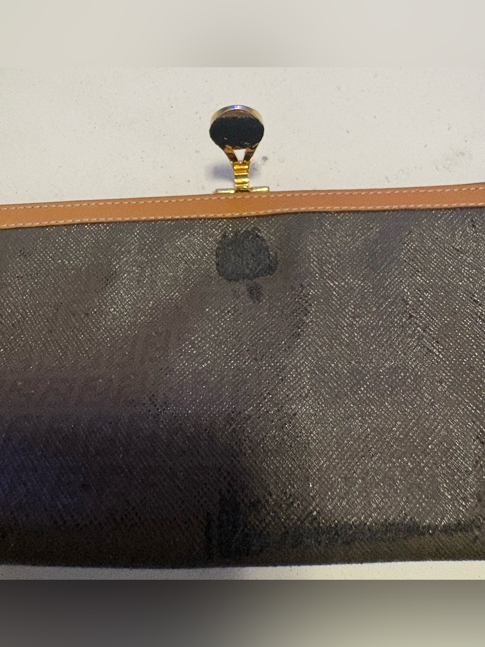 Vintage Fendi bifold long wallet and card/photo holder - Picture 4 of 5